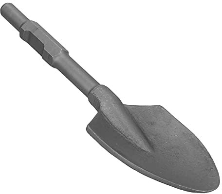 Foret de pelle à pelle, taille standard de bêche en argile avec tige de 1-1/8 po pour marteaux-piqueurs électriques