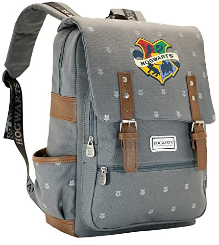 Harry Potter Greyly-Oxford Rucksack, Grau, 29 x 40 cm, Kapazität 16 L