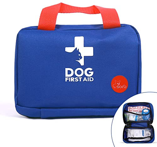 socio Erste-Hilfe-Set für Hunde,Katzen,Kleintiere, Reiseapotheke Hund,Erste-Hilfe Haustiere, Gesundheitsprodukte für Hunde,perfekt für die Pflege zu Hause und für Notfälle auf Reisen im Freien