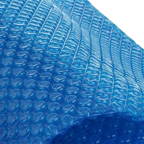 Thick Pool Solar Blanket for Swimming Pool Insulated, Above-Ground Inground/ Inflatable Frame Pool Foam Protector Blanket, 19 Mil Round Oval Square Rectangular Heating Covered Tarpaulin, Easy To Cut (