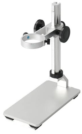 Mikroskop-Zubehör-Kit 35 mm Mini-Ständer aus Aluminiumlegierung, USB-Digitalmikroskop-Ständer Mikroskopische Objektträger (Size : A)