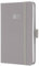 SIGEL J5402 Wochenkalender 2025 A6, Jolie, grau, Hardcover mit Textileinband, Gummiband, Stiftschlaufe, Einstecktasche, 174 Seiten, vegan, Buchkalender, Terminplaner