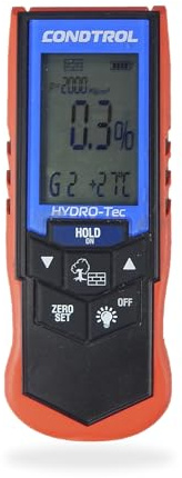 CONDTROL - Feuchtigkeitsmesser HYDRO TEC - Schnelle Messung der Holz- und Baufeuchtigkeit - Präziser Sensor - Lieferung mit Zubehör - 2+1 Jahre Garantie