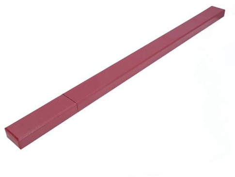 Étui pour Archet de Violon, étui pour Archet de Violon Intérieur en Velours Doux en Carton, Facile à Transporter, Boîte de Protection Compatible avec Alto, Violoncelle (rouge)