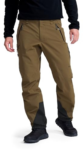 RevolutionRace Cyclone 3L Shell Pants für Herren, wasserdichte Hose mit Recco-Reflektoren zum Wandern