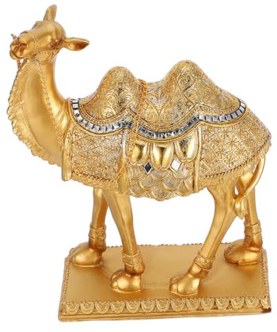 Cabilock Kamelstatue Aus Harz Im Nahöstlichen Stil Tierfigur Für Zuhause Büro Schreibtisch-Dekoration Wüstentier-Ornament Wohnzimmer-schmuck