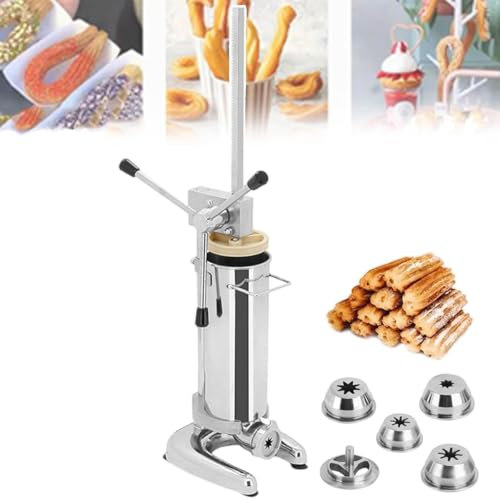 Macchina manuale del creatore di Churro dell'acciaio inossidabile per la capacità di uso 3L del forno e del ristorante