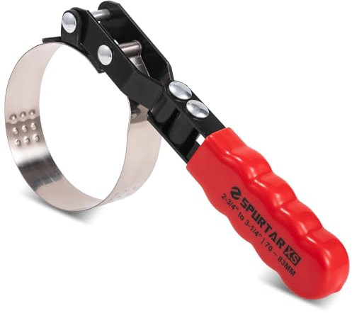 Spurtar Extra Small Oil Filter Wrench Oil Filter Removal Tool Fit for 70-83mm Filters for Car Repair 4S Shop Mechanical DIY Small Engine Generator