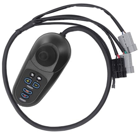 Walfront Silla de Ruedas Eléctrica Joystick Controller Hall Joystick Silla de Movilidad Controlador Velocidad Ajustable y Freno Auto Manual de Sillas de Ruedas