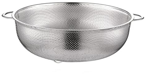 SWOOMEY Scolapasta Acciaio Inossidabile per Frutta e Setaccio Drenante per Cucina