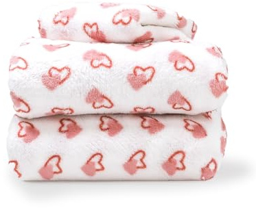 TRAMAS+ Juego de Sábanas de Cuna 60x120cm, de Coralina, Ropa de Cuna para el Invierno, Suaves y Cálidas, Incluye Bajera, Encimera y Funda de Almohada - Estelle Rosa