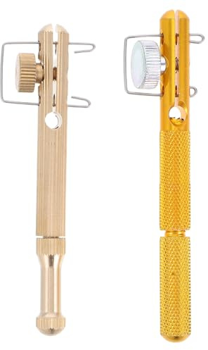 Ciieeo 2 Pièces Outil Manuel de Nouage Hameçon Aluminium et Cuivre Léger et Compact pour Montage Rapide de Ligne de Sécurisé et Résistant à Eau Salée pour Débutants et Mer
