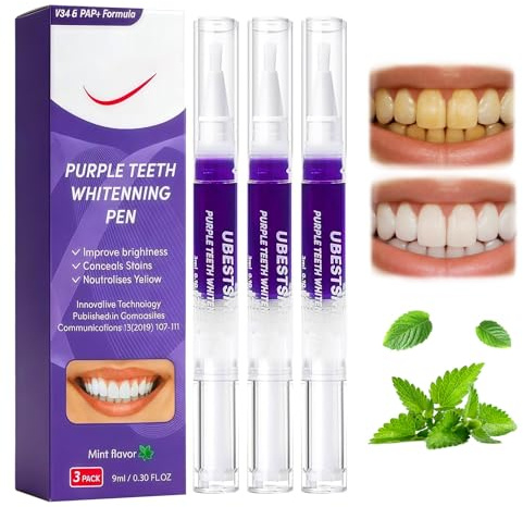 Penna Sbiancante Denti, Teeth Whitening Pen, Schiarimento Rapido Macchie Superficiali, Semplice & Conveniente, Schiarisce Macchie Da Caffè E Tè, Per Uso Domestico E In Viaggio
