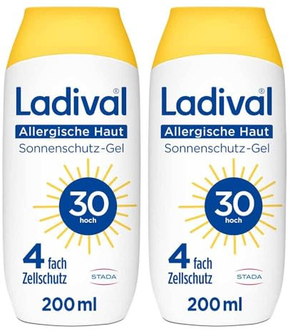 LADIVAL allergische Haut Sonnenschutz-Gel LSF 30 2x200 ml