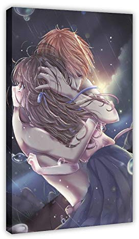 Anime Poster Fruits Basket 6 Canvas Poster Wall Art Decor Print Picture Paintings for Living Room Bedroom Decoration 24×36inch(60×90cm) Frame-style1