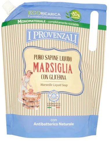 I Provenzali | Ecoricarica Sapone Marsiglia Liquido, 750 ml