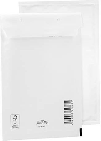 Bantex Satz mit 10 Luftpolsterumschläge Polsterumschlag Versandtaschen C3 (225 x 175 mm) 13/C, Weiß, Briefumschläge, Luftpolster Umschläge Taschen mit Selbstklebeverschluss, 400123103