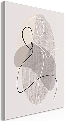 murando - Akustikbild Vintage Bilder Akustikschaum Hochleistungsschallabsorber Schallschutz Leinwand 1 tlg Wandbild Raumakustik Schalldämmung Abstrakt Retro a-A-0634-b-a