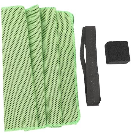 Borrador de Paleta Pickleball, Borrador de Raqueta de Pelota de 2 Piezas, Efectivo con Banda para el Sudor para Eliminar la Suciedad