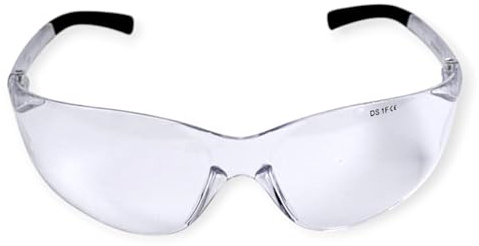 DE Healthcare Products – Schutzbrille mit Antibeschlag-Beschichtung, klare Gläser, entspricht EN166 Richtlinien