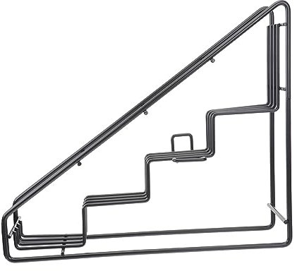 SHOWERORO Stainless Steel Syrup Shelf Stepped Syrup Display Rack for Kitchen Storage for Home Bar Pantry Organization