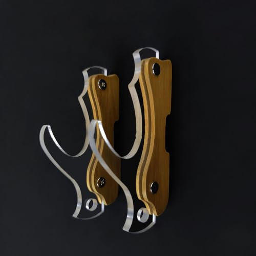 Schwert-Wandhalterung, Samurai-Schwert-Aufhänger, Acryl-Lichtschwert-Aufhänger, Halter verstellbar für Katana-Schwert-Waffenständer