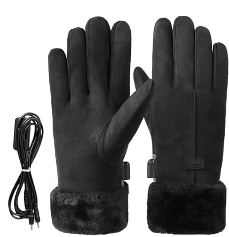 Heated Gloves For Men And Women - Electric Heated Gloves | Heated Mittens, Hunting Gloves, USB Rechargeable Hand Warming Gloves For Outdoors Hunting