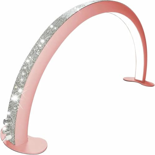 XDRGOOIUY Halbmondlicht für Nageltisch, Nageltechnikerlampe für den Schreibtisch, 10 dimmbare Helligkeiten, 3 Modi, Halbmond-Nagellicht, Nageltechnikerlicht