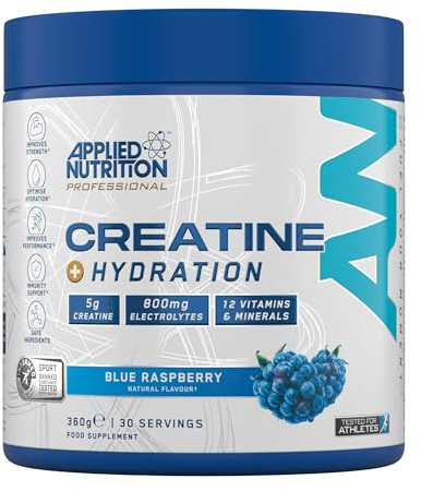 Applied Nutrition Creatine + Hydration (360g) Blue Raspberry - Kreatin - Kreatin-Mix