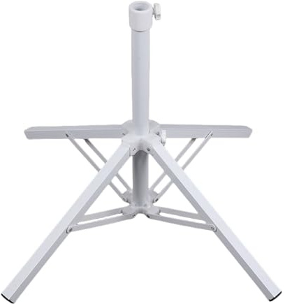 JUYAXIN Base de refugio solar portátil resistente de 3,2 cm, marco reforzado para patio trasero, barbacoa, camping, uso en la playa, soporte plegable para exteriores