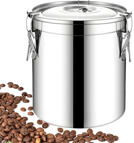 Contenitori Per Preparazione Alimenti - 6L Antiruggine Ermetico - Contenitore Farina E Conservazione Alimenti Da Cucina | Per Riso Cereali Zucchero Snack Olio Latte Dispensa Ristorante Preparazione Pa