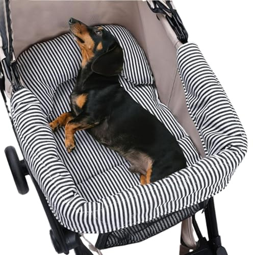 Cojín para Cochecito de Mascotas Forro Extraíble, Lavable e Impermeable