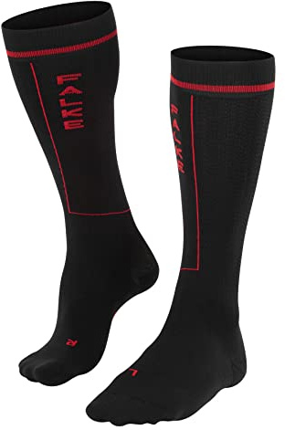 FALKE Damen Laufsocken Impulse Running W KH Funktionsgarn mit Kompression 1 Paar, Schwarz (Black 3008), 39-42