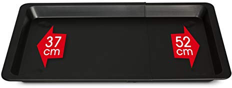 CARE + PROTECT Teglia da Forno Estensibile, Universale, in Acciaio Inossidabile Inox, Antiaderente, Accessorio Originale