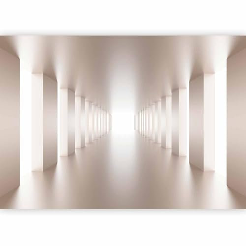 murando Photo Wallpaper 3D Effect 98x70 cm Peel and Stick Self-Adhesive Foil Print Wall Mura Beach Nature Optical Tunnel Abstract n-A-1026-a-a