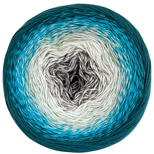 Yarn Art YarnArt 289 - Ovillo de lana para flores (55% algodón, 45% acrílico, 250 g), multicolor