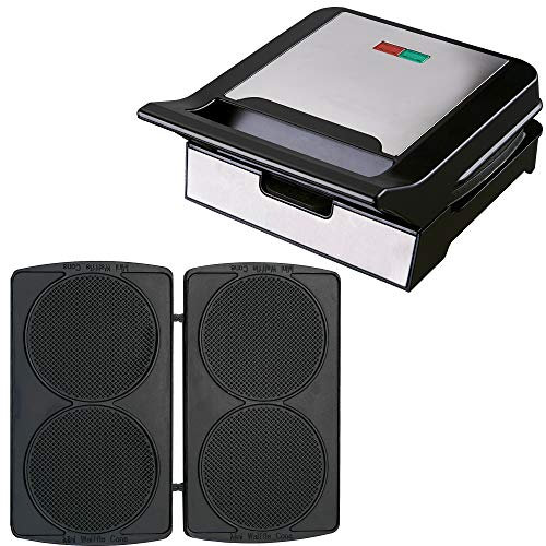 Syntrox Germany MM-1400W - Piastra per waffle gelato