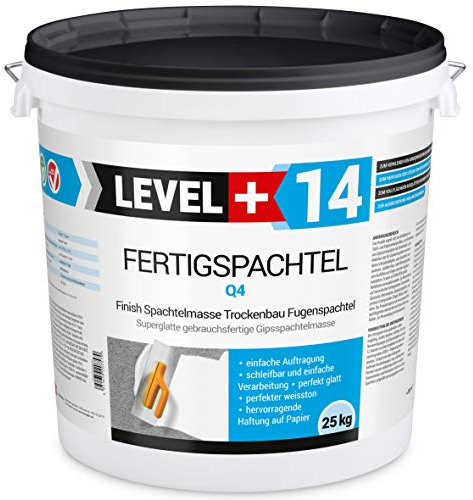 Fertigspachtel 25 kg Spachtelmasse Glättspachtel Fugenspachtel reinweiss Weiß RM14