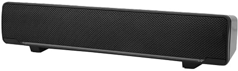 Annadue PC-Soundbar-Lautsprecher, Kabelgebundene Computer-Gaming-Lautsprecher Soundbar mit Surround-Stereo, Musik-Player-Bass-Surround-Sound-Box, 3,5-mm-Eingang für PC-Handys, Tablets(Schwarz)