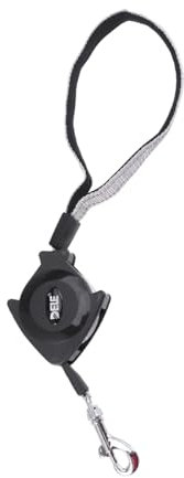 ​​iplusmile Automatische Einziehhundeleine: 20-Fach Traktion Nylon Leine mit Komfortgriff für Große Hunde - Ideal für Jogging, Spaziergänge und Hundetraining, Schwarz​​