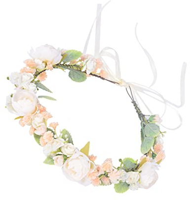 Yardenfun Blumen Stirnband Aus Kunstblumen Blumengirlande Für Junge Mädchen Blumenkopfschmuck Haarschmuck Für Mädchen Süßes Und Romantisches Design