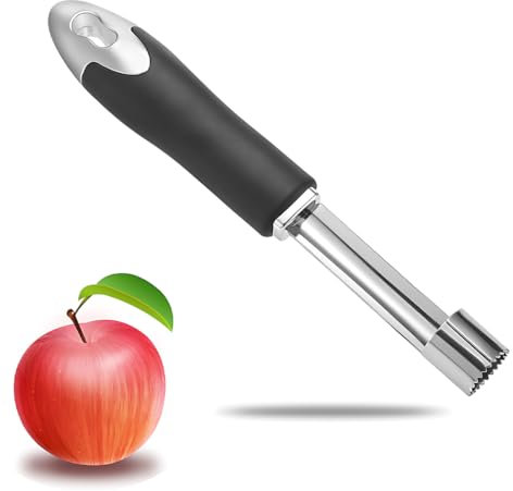 NHPY descorazonador de Manzanas,Pela Pipas,2 Piezas, Resistentes al Desgaste y al óxido, ergonómicas, quitan el corazón de Frutas y Melones, aptas para Uso en la Cocina