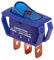 LEVSEB 12V 25A Interruptor de palanca de 3 pines Interruptor basculante para automóvil Azul, Encendido/Apagado iluminado