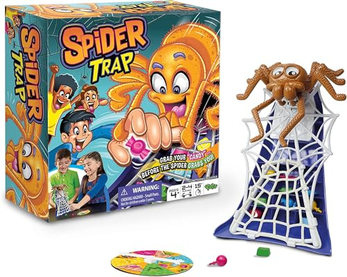YULU Spider Trap - An Interactive Spider Themed Fun Board Game for Families and Kids ages 4+ (Pack of 5)