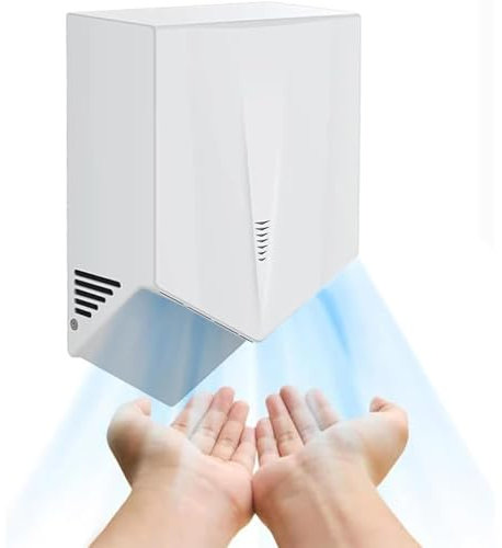 COYEUX Sèche-Mains Commercial, sèche-Mains électrique Mural, Induction Automatique, séchage en 6 à 10 Secondes, pour Cuisine, Salle de Bain et Toilettes