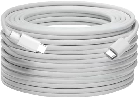 ONGAHON Extra Langes USB C auf USB C Kabel 5M 60 W Schnellladung 1 Stück | verpatzt mit MacBooks, iPads, iPhones 17/16/15. Serien, SamsungGalaxie S24, Dell, HP, und jede USB-C Gerät