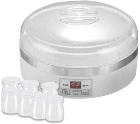 Macchina per Yogurt Digitale,Yogurt Yogurtiera Fatta in Casa,Macchina Automatica per Yogurt,Probiotic Yogurt Maker,con 7 Tazze da Portata,Preparazione del Vino di Riso e del natto.