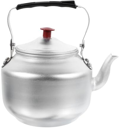 BESPORTBLE Tetera De Hierro Fundido De 12L Con Infusor - Pava Mate Tradicional - Diseño Clásico En Color Negro Ideal Para Calentar Agua y Preparar Bebidas Calientes Perfecta Para Uso En Casa