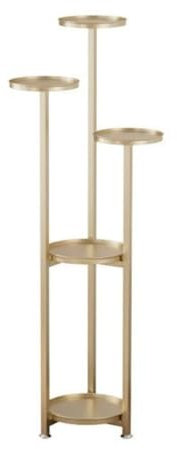 Grand support de fleurs pour intérieur et extérieur - Étagère d'angle pour plantes avec plusieurs pots de fleurs - Support de fleurs pour décoration de maison et de jardin (D 100 cm)