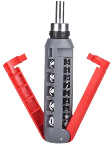 Small Ratchet Screwdriver Set, Multi Bits Tool Kit, Strong Portable Compact Tool for Craft Repair Home Electronics Mechanics Socket